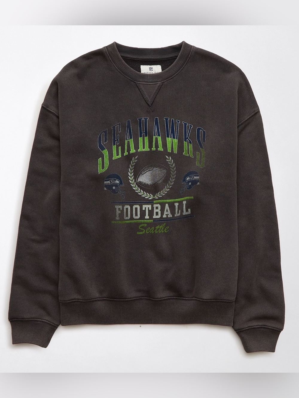 American Eagle NFL Seattle Seahawks Crew Neck Sweatshirt!